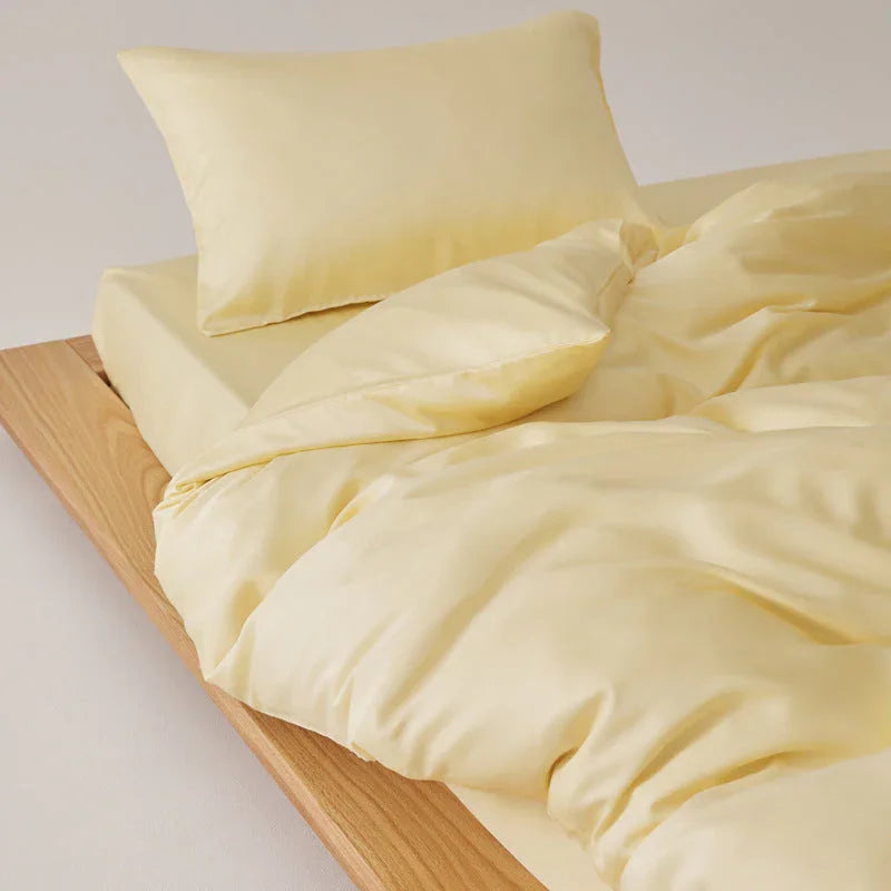 Adeline Pastel Silky Cooling TENCEL™ Bedding Set / Pink Ever Lasting