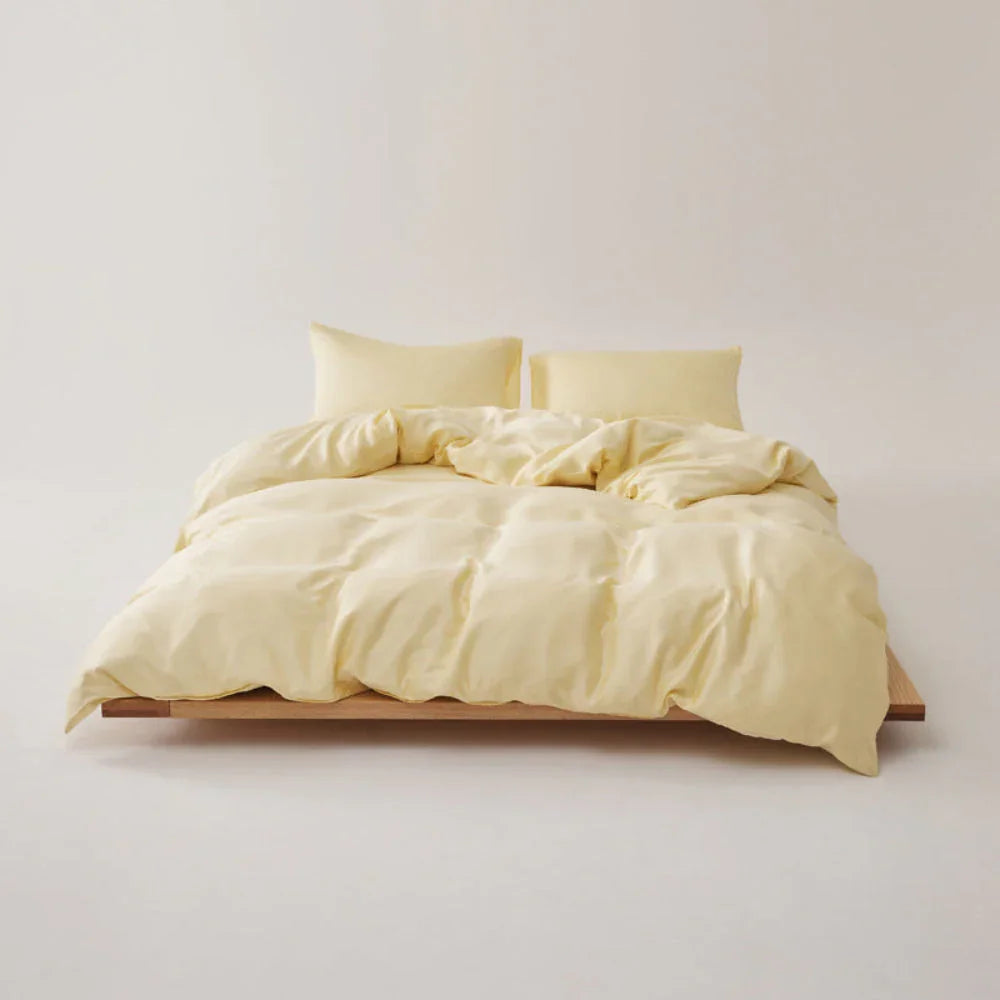 Adeline Pastel Silky Cooling TENCEL™ Bedding Set / Pink Ever Lasting