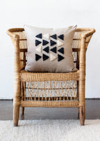 Afriscandi Harvest Wool + Cotton Throw Pillow, front view - House Of Avana