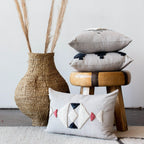 Afriscandi Horizon Throw Pillow, back view - House Of Avana
