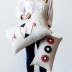 Afriscandi Horizon Throw Pillow, detail shot - House Of Avana