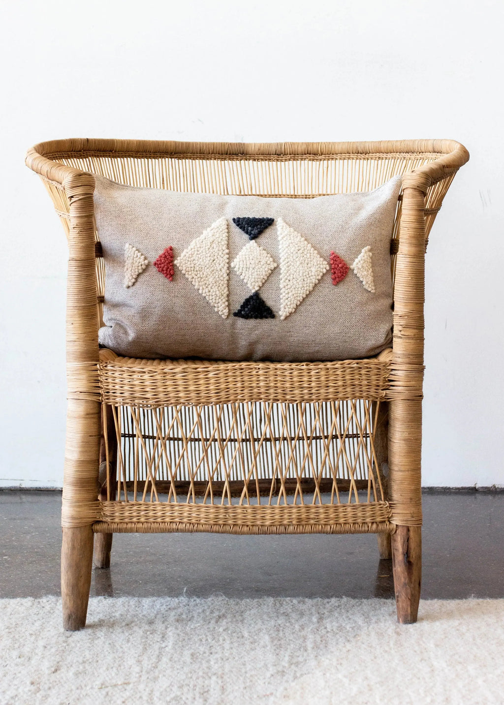 Afriscandi Horizon Throw Pillow, front view - House Of Avana