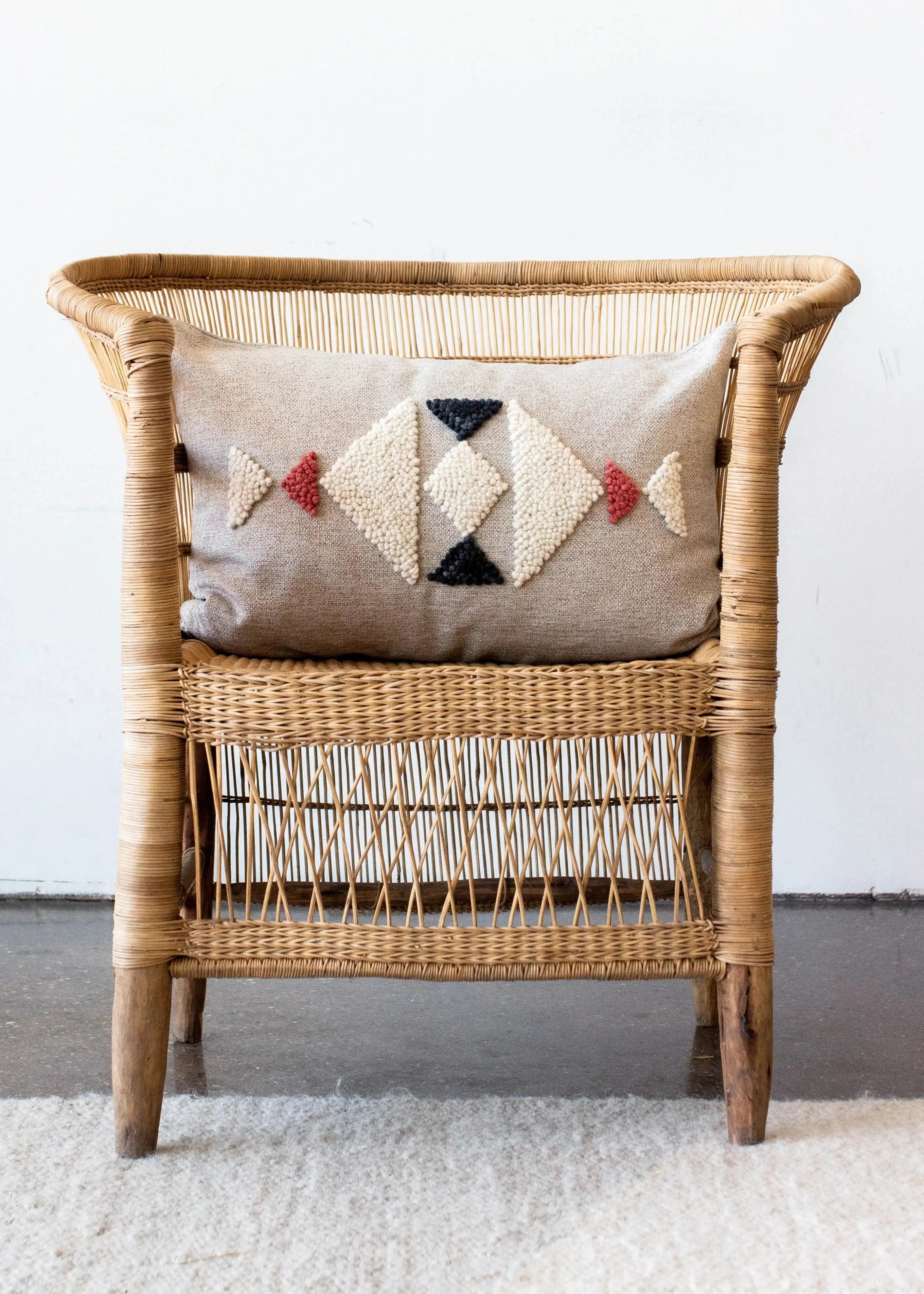Afriscandi Horizon Throw Pillow, front view - House Of Avana