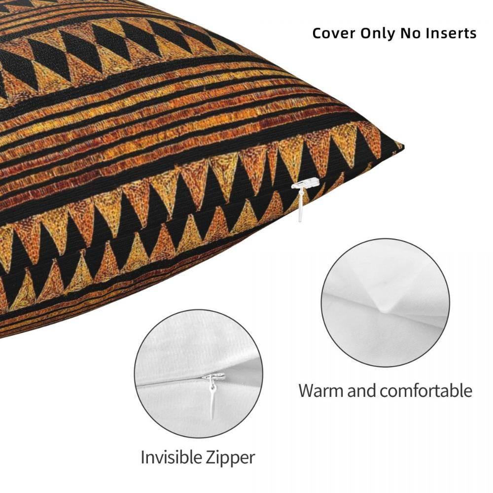 African Mud Cloth Print Cushion Cover - House Of Avana