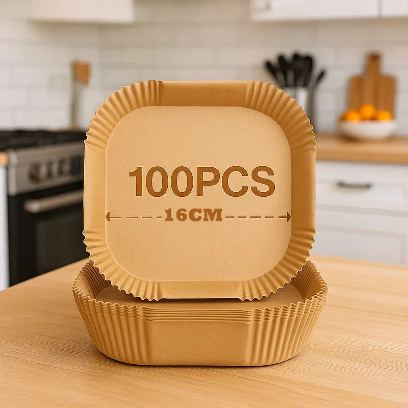 Air Fryer Liners - Non-stick Parchment Square