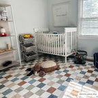 Alie Colorful Checkered Washable Rug Hauteloom