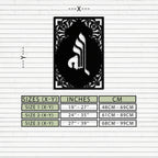 Allah Metal Wall Art – Elegant Islamic Calligraphy Design - Kaf235, angled view - House Of Avana