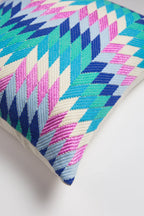 Almolonga Diamond Pillow - Blue Multi Archive New York