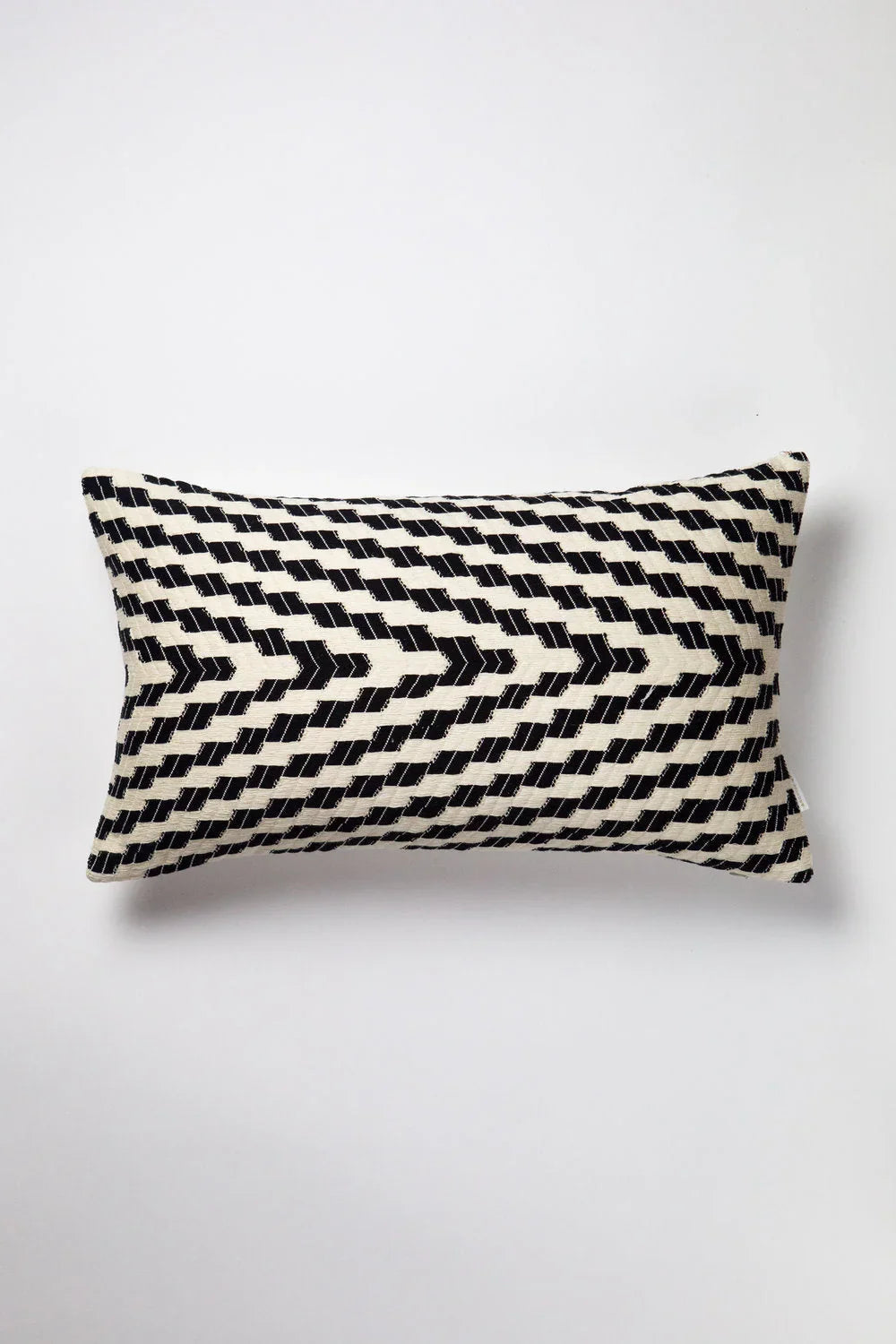 Almolonga Zig Zag Pillow - Black and White Archive New York