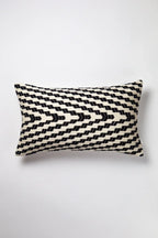 Almolonga Zig Zag Pillow - Black and White Archive New York