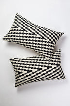 Almolonga Zig Zag Pillow - Black and White Archive New York
