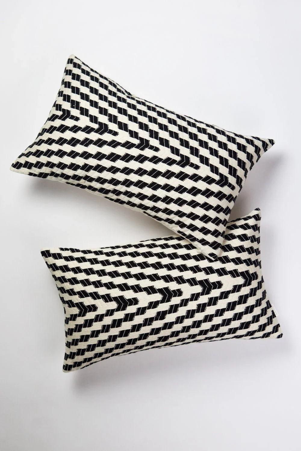 Almolonga Zig Zag Pillow - Black and White Archive New York