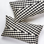 Almolonga Zig Zag Pillow - Black and White Archive New York