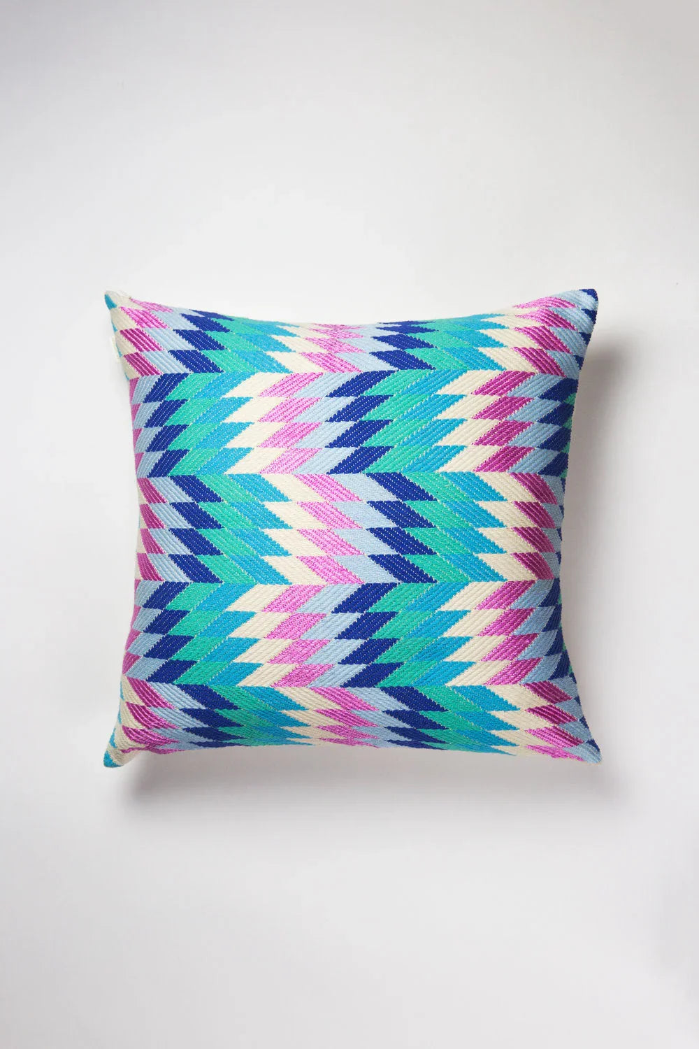 Almolonga Diamond Pillow - Blue Multi Archive New York