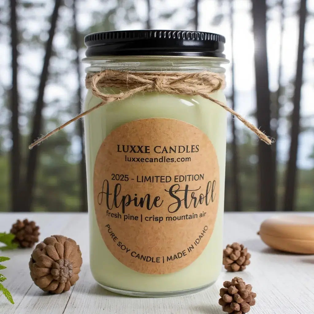 Alpine Stroll Candle | Organic Soy Candle Luxxe Candles