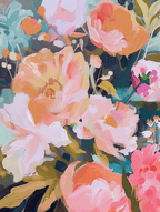 Among the Blossoms Art Print – Delicate & Serene Wall Decor