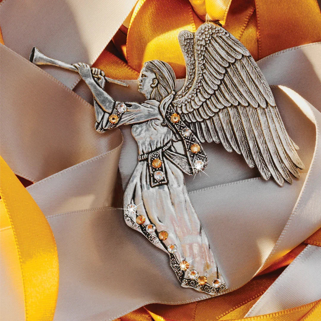 Angel of Good News (aluminum), front view - House Of Avana