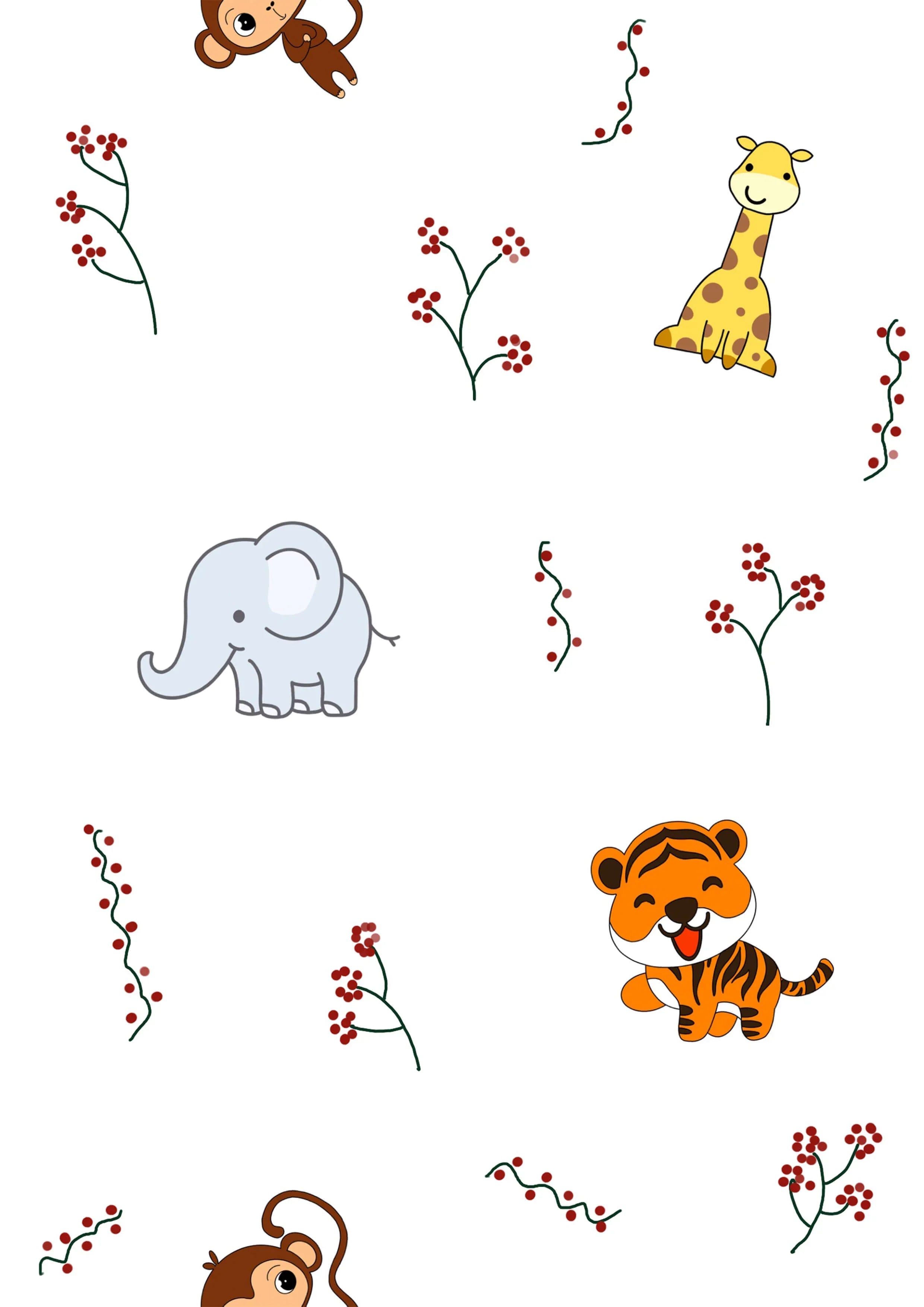 Animal Printed Canopy PushpLinen