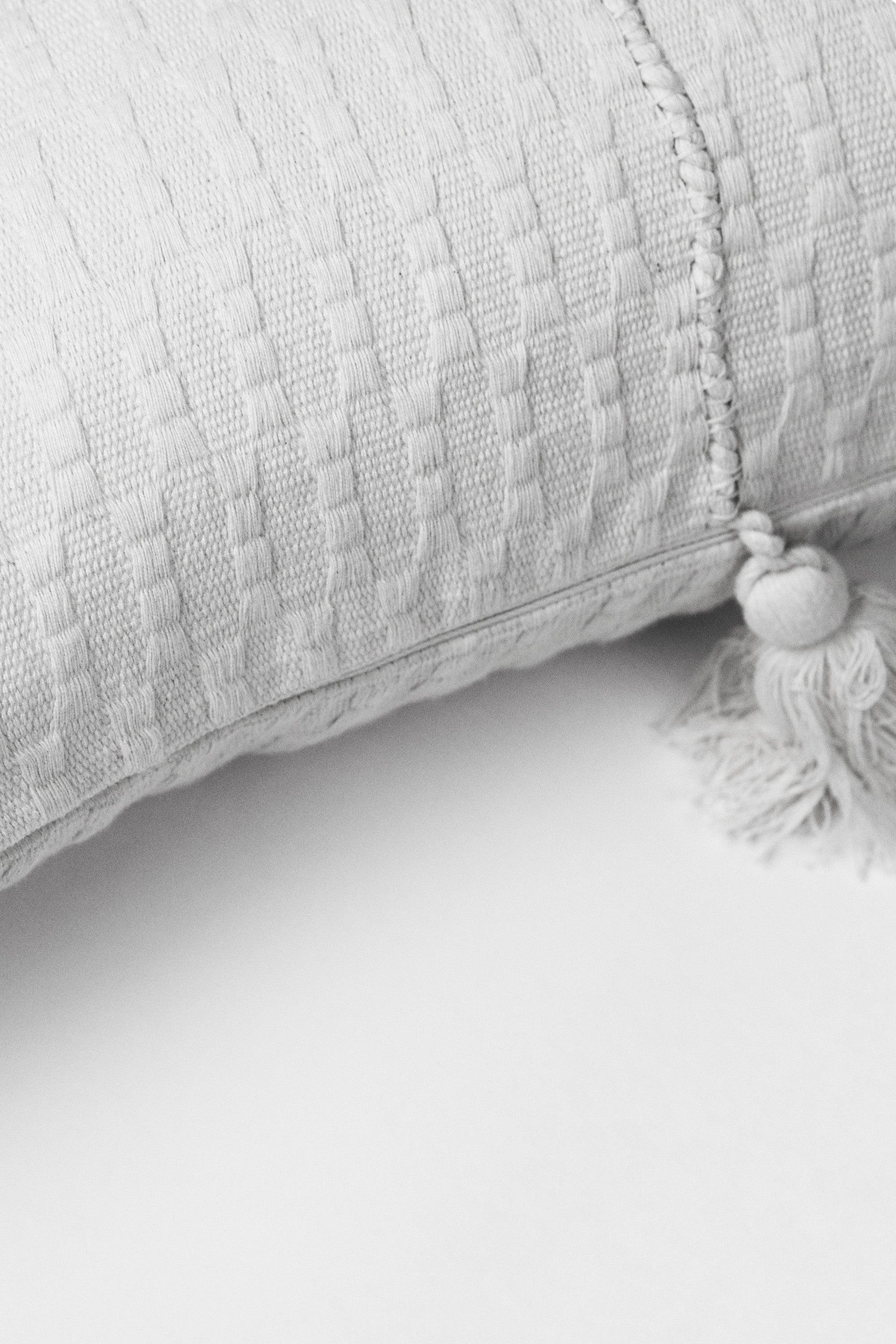 Antigua Pillow - Bright White Archive New York