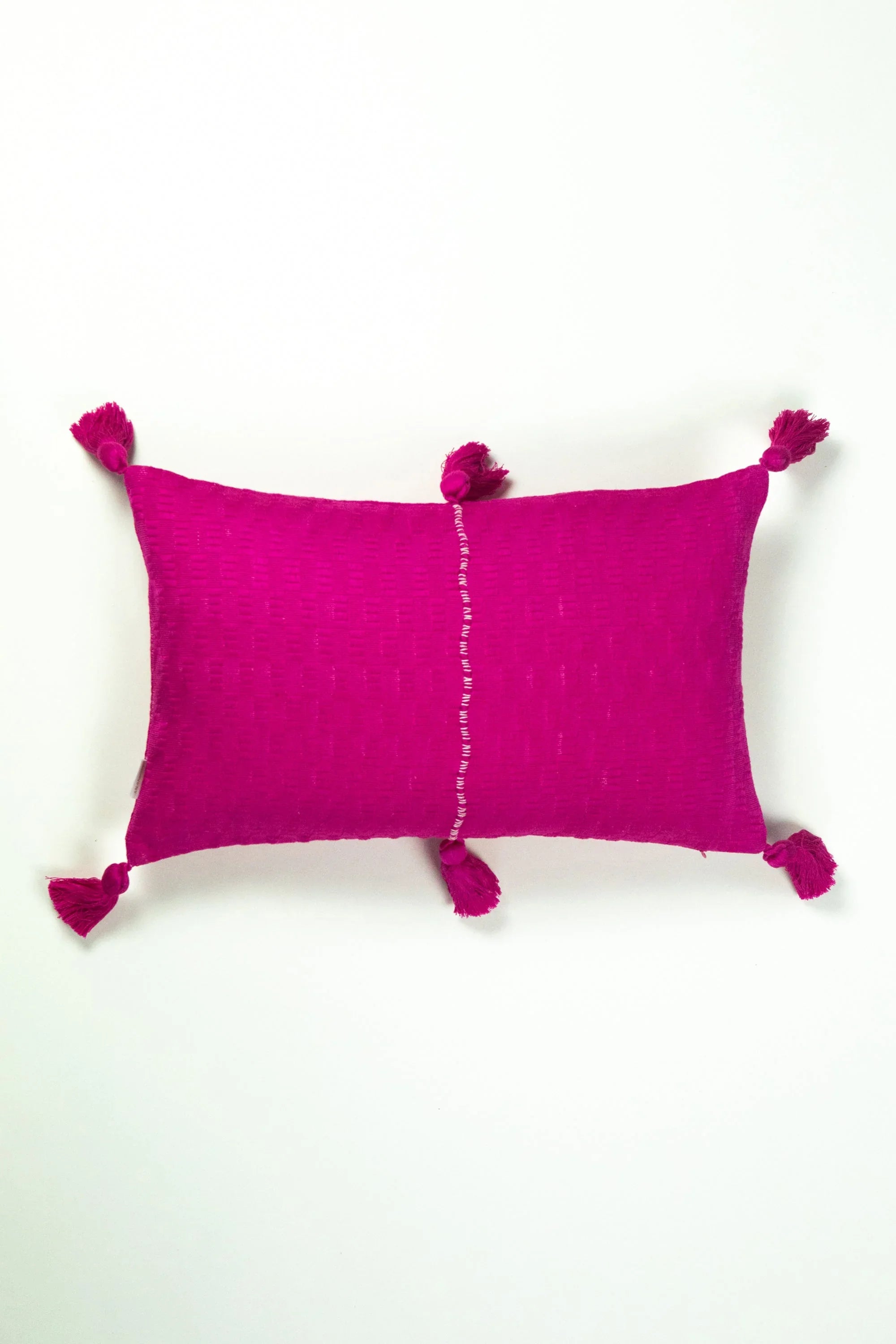 Antigua Pillow - Medium Blue / Fuchsia Archive New York