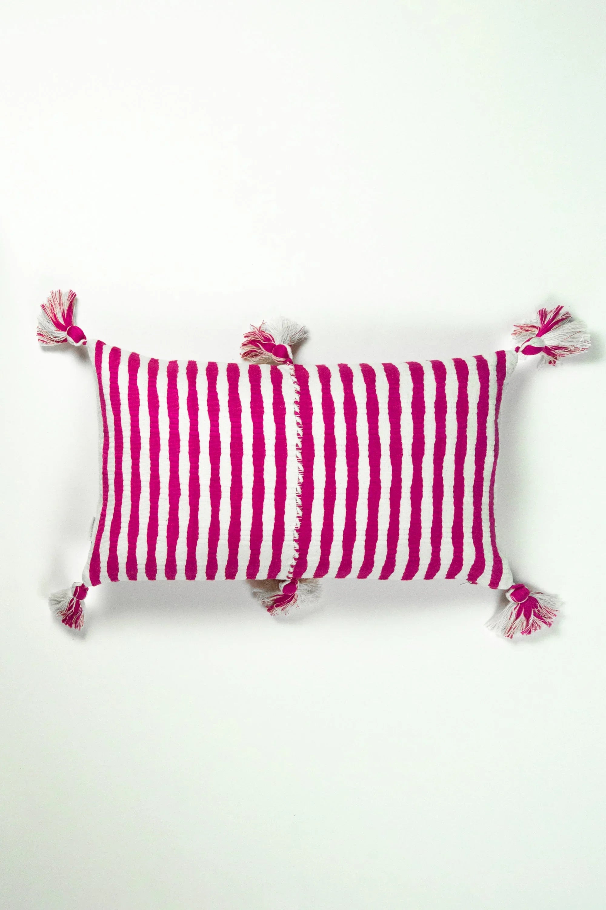 Antigua Pillow - Medium Blue / Fuchsia Archive New York