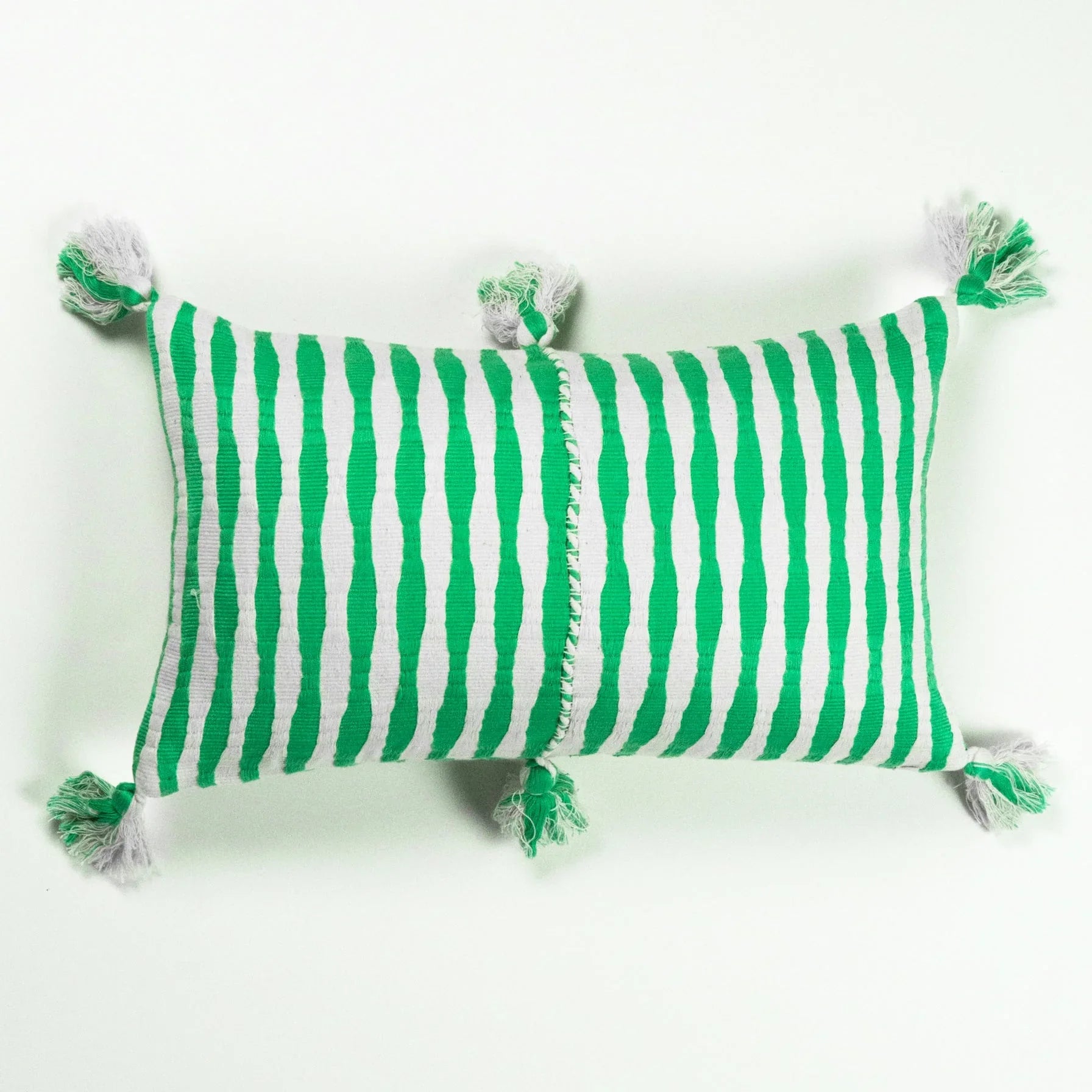 Antigua Pillow - Kelly Green Archive New York