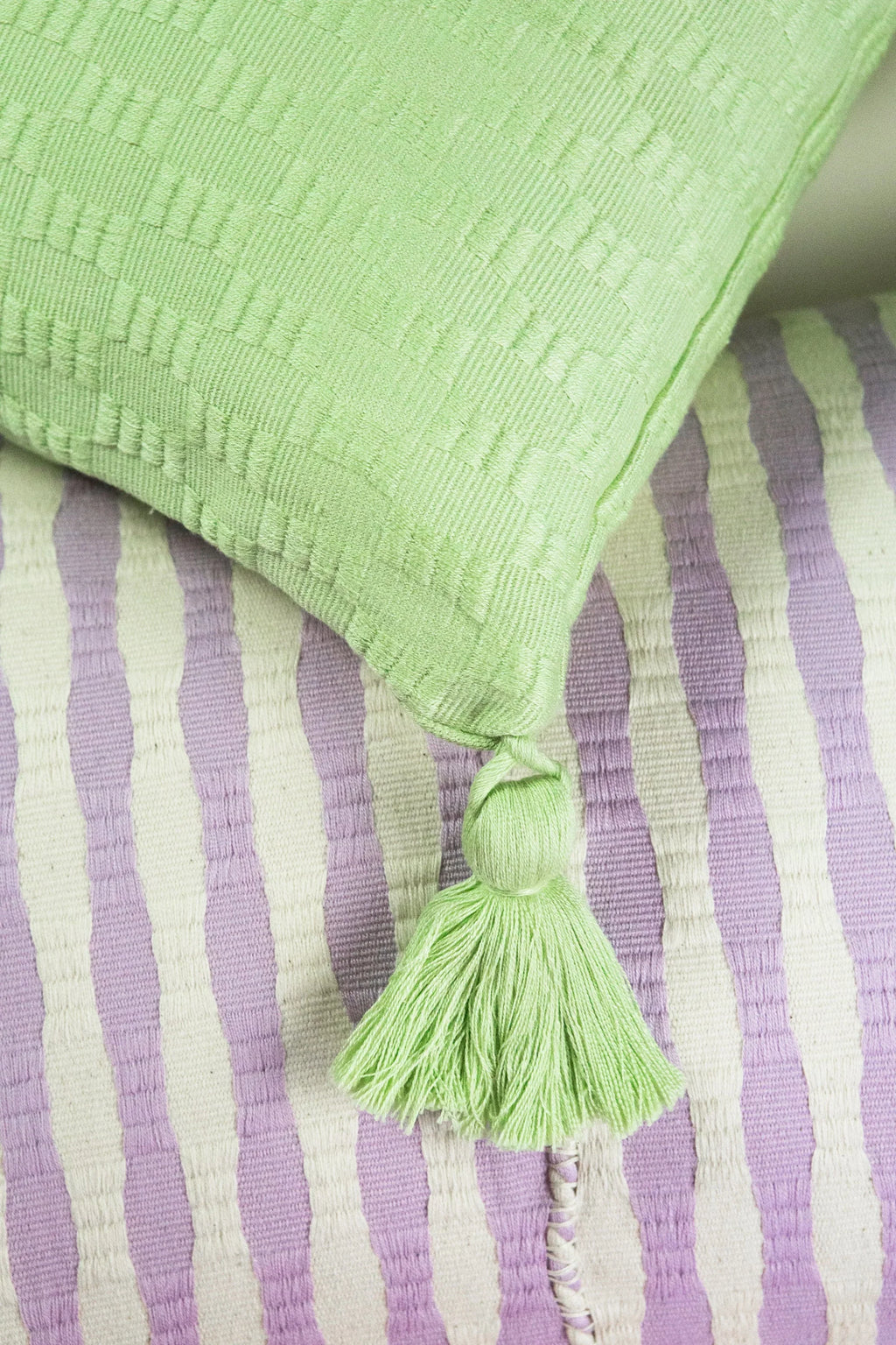 Antigua Pillow - Light Pistachio Solid Archive New York