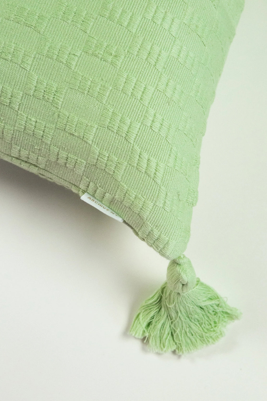 Antigua Pillow - Light Pistachio Solid Archive New York