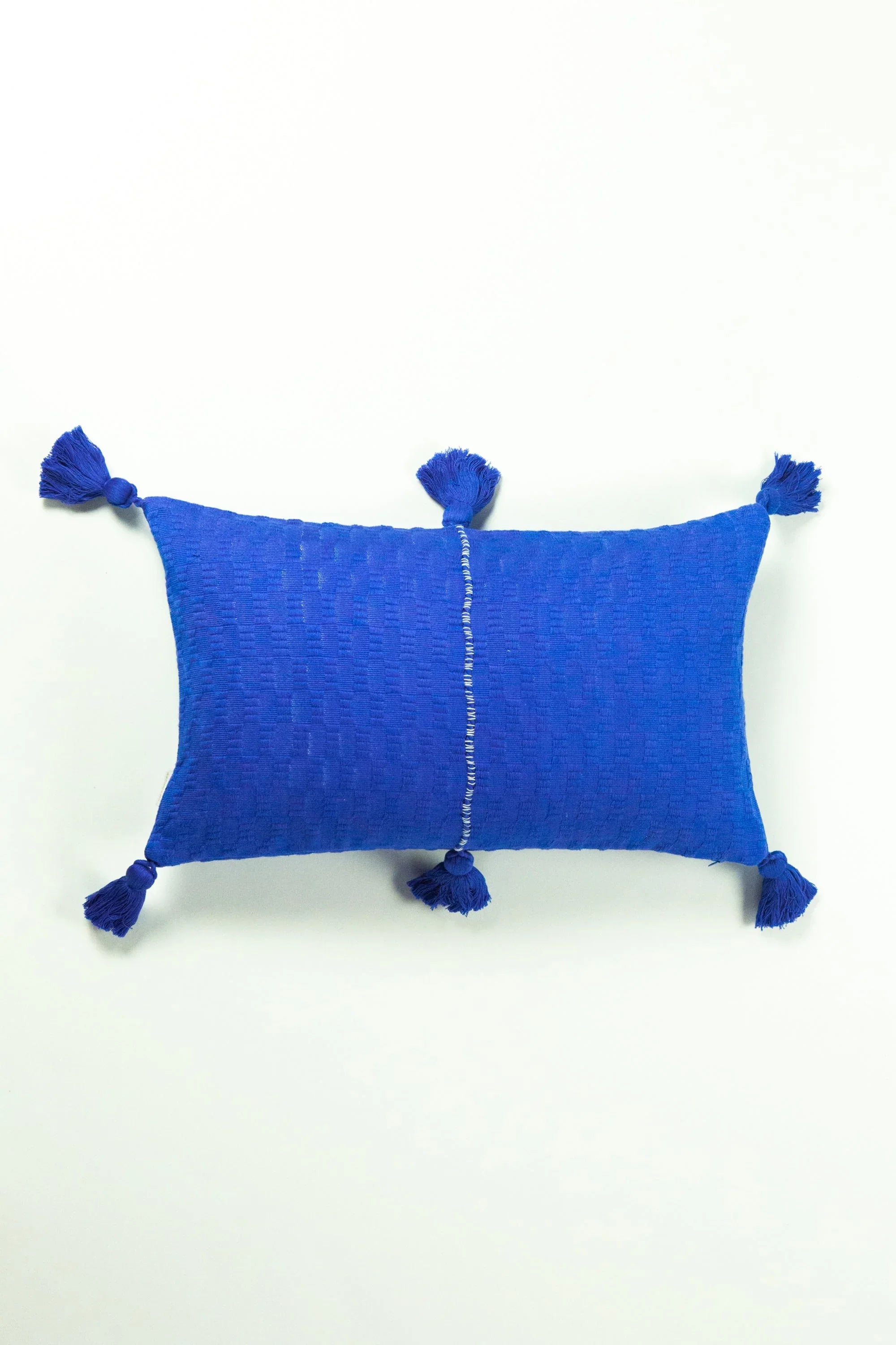 Antigua Pillow - Medium Blue / Fuchsia Archive New York