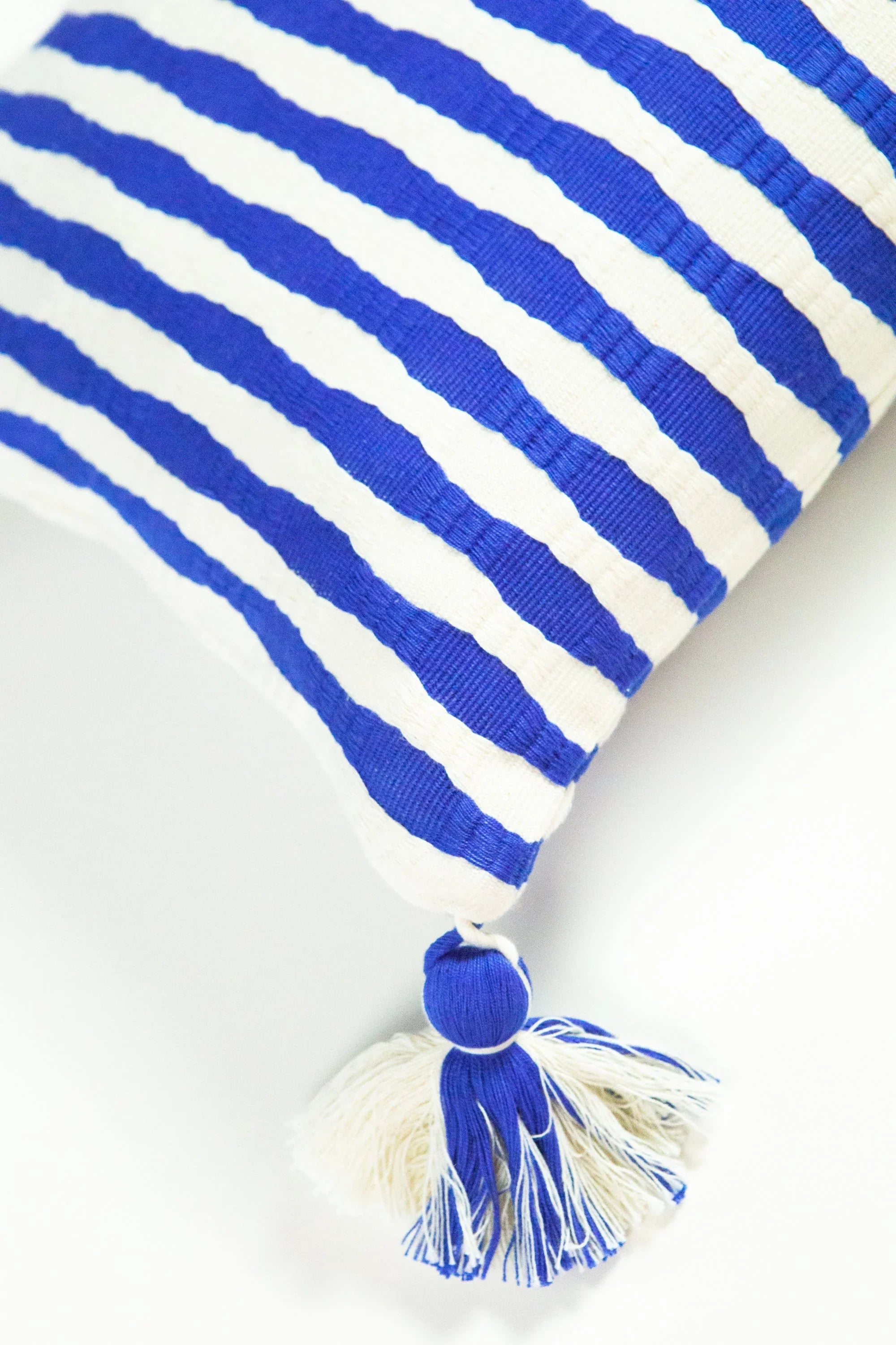 Antigua Pillow - Medium Blue / Fuchsia Archive New York