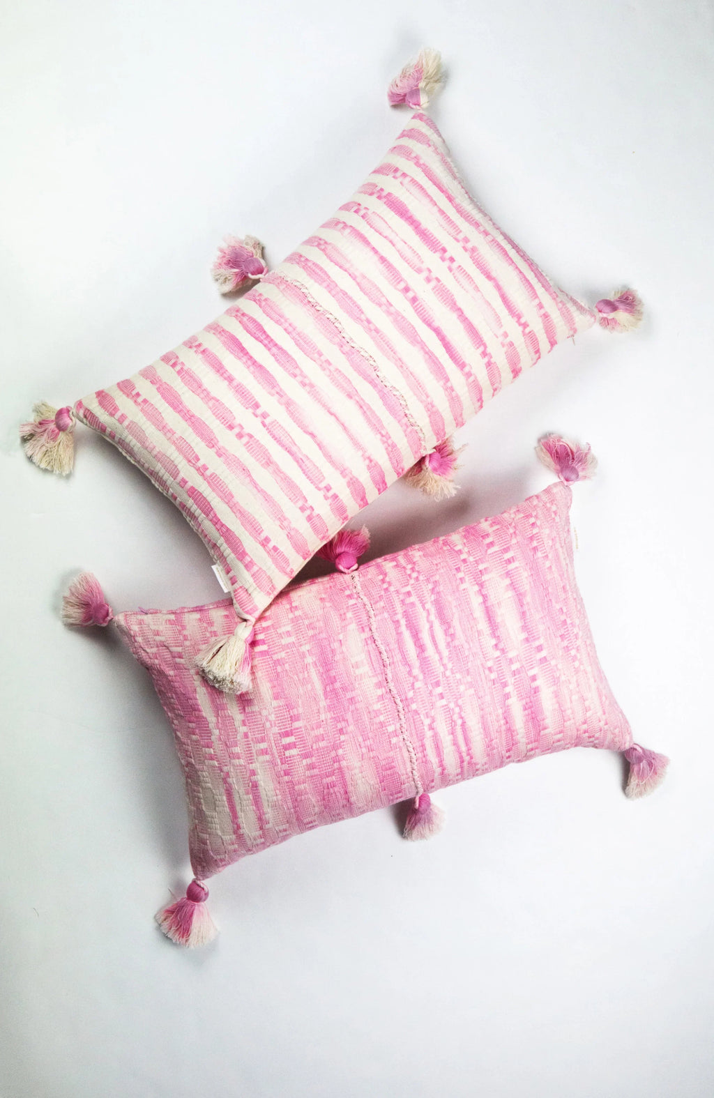 Antigua Pillow- Naturally Dyed Faded Pink Archive New York