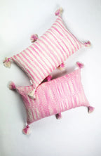 Antigua Pillow- Naturally Dyed Faded Pink Archive New York
