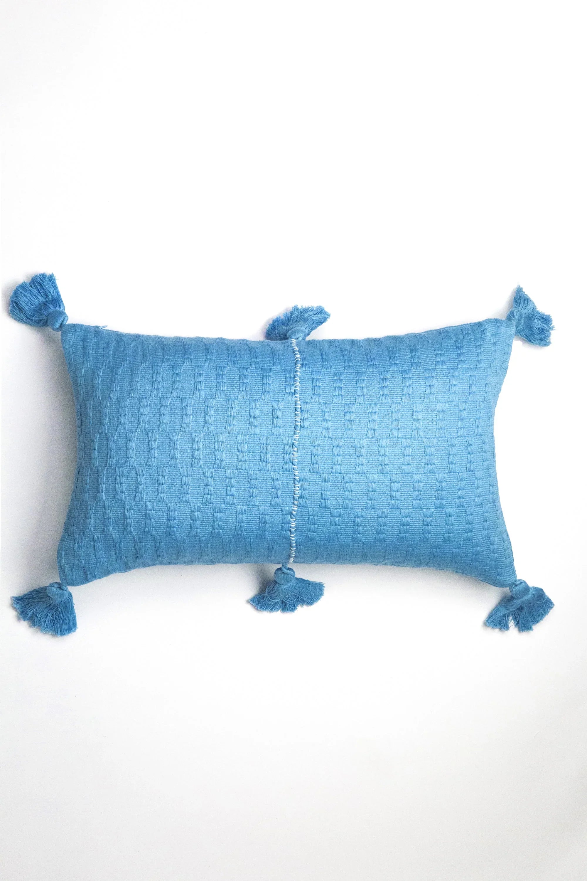 Antigua Pillow - Sky Blue Solid Archive New York