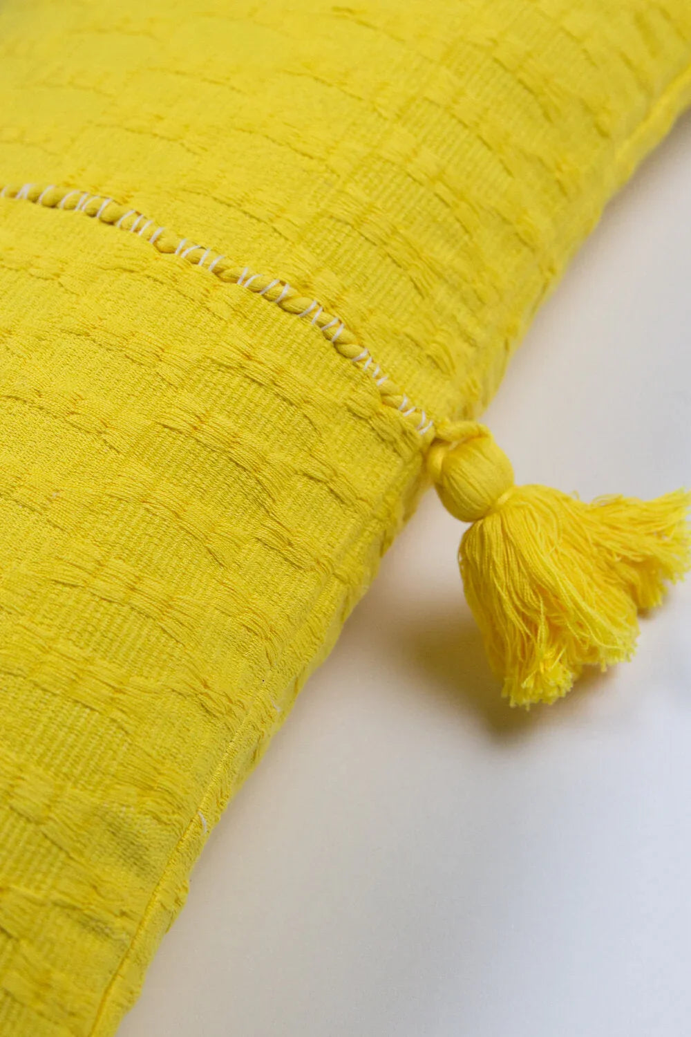 Antigua Pillow - Bright Yellow Archive New York