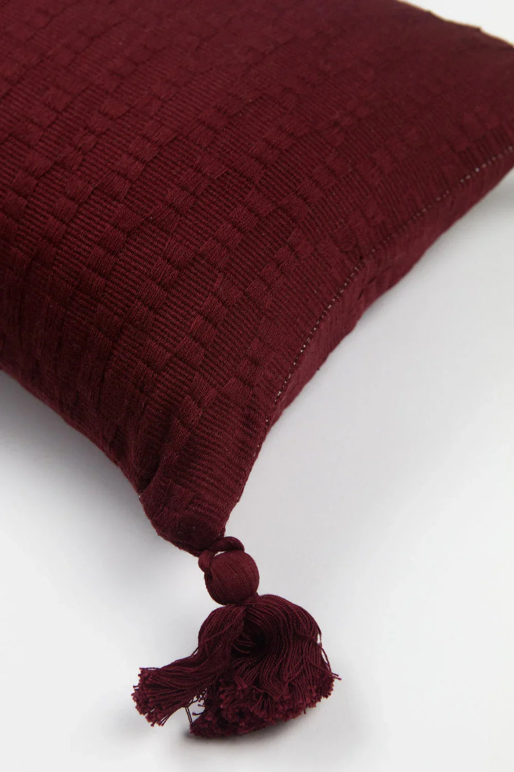 Antigua Pillow - Burgundy Stripe Archive New York