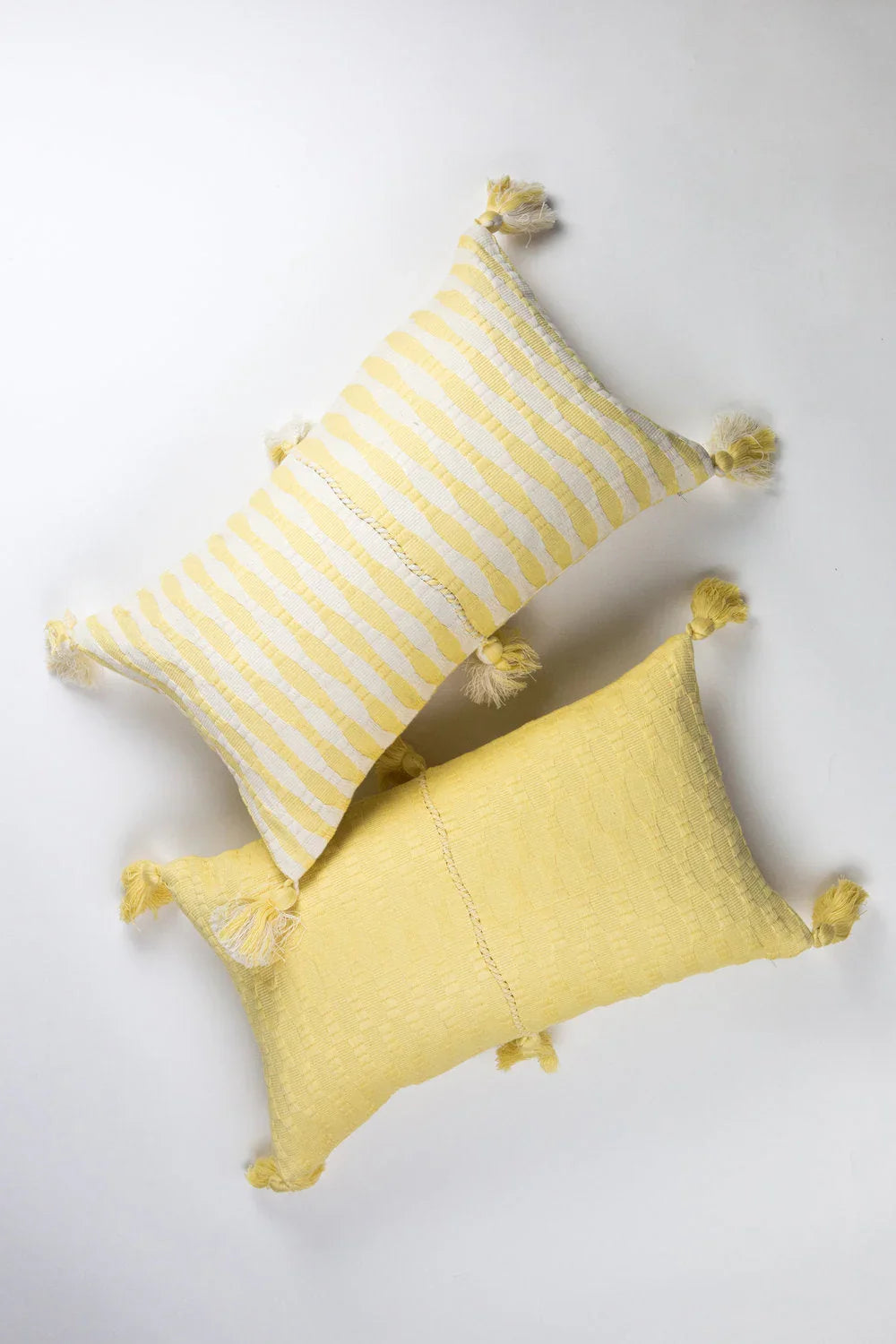 Antigua Pillow - Butter Yellow Archive New York