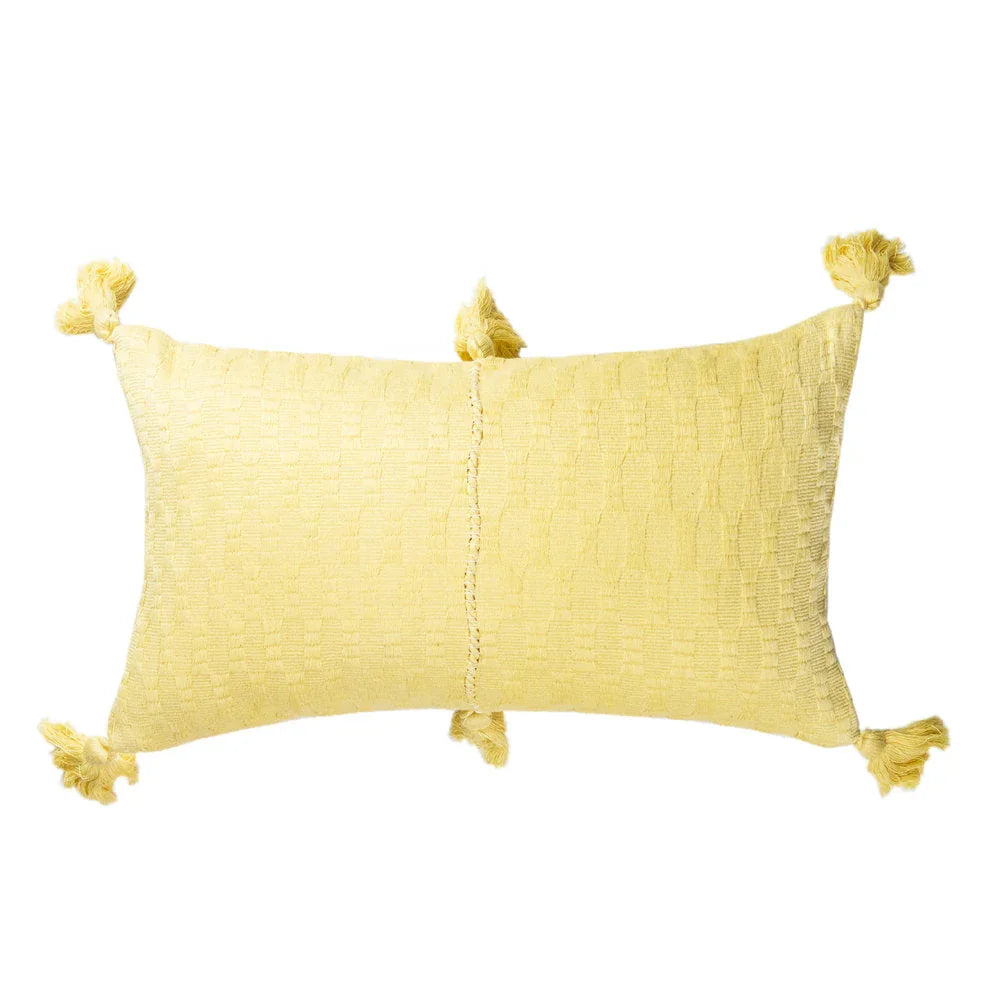Antigua Pillow - Butter Yellow Archive New York