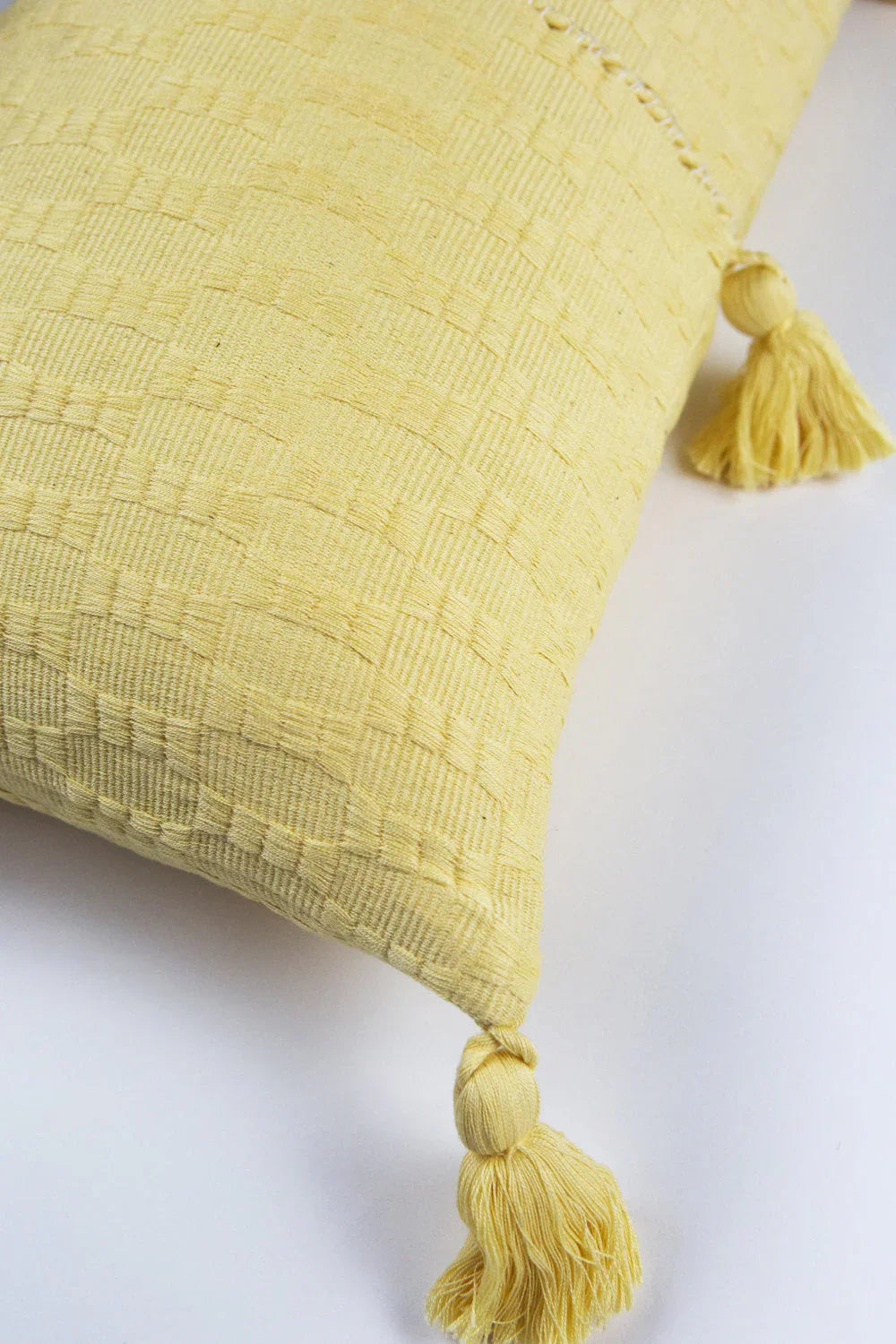 Antigua Pillow - Butter Yellow Archive New York