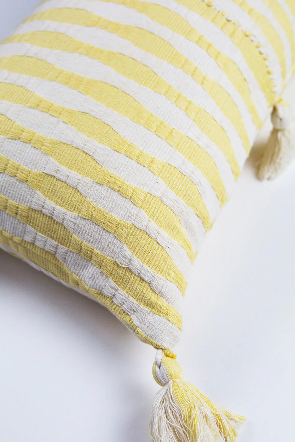 Antigua Pillow - Butter Yellow Archive New York