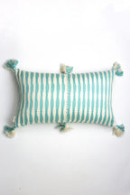 Antigua Pillow - Faded Aqua Archive New York