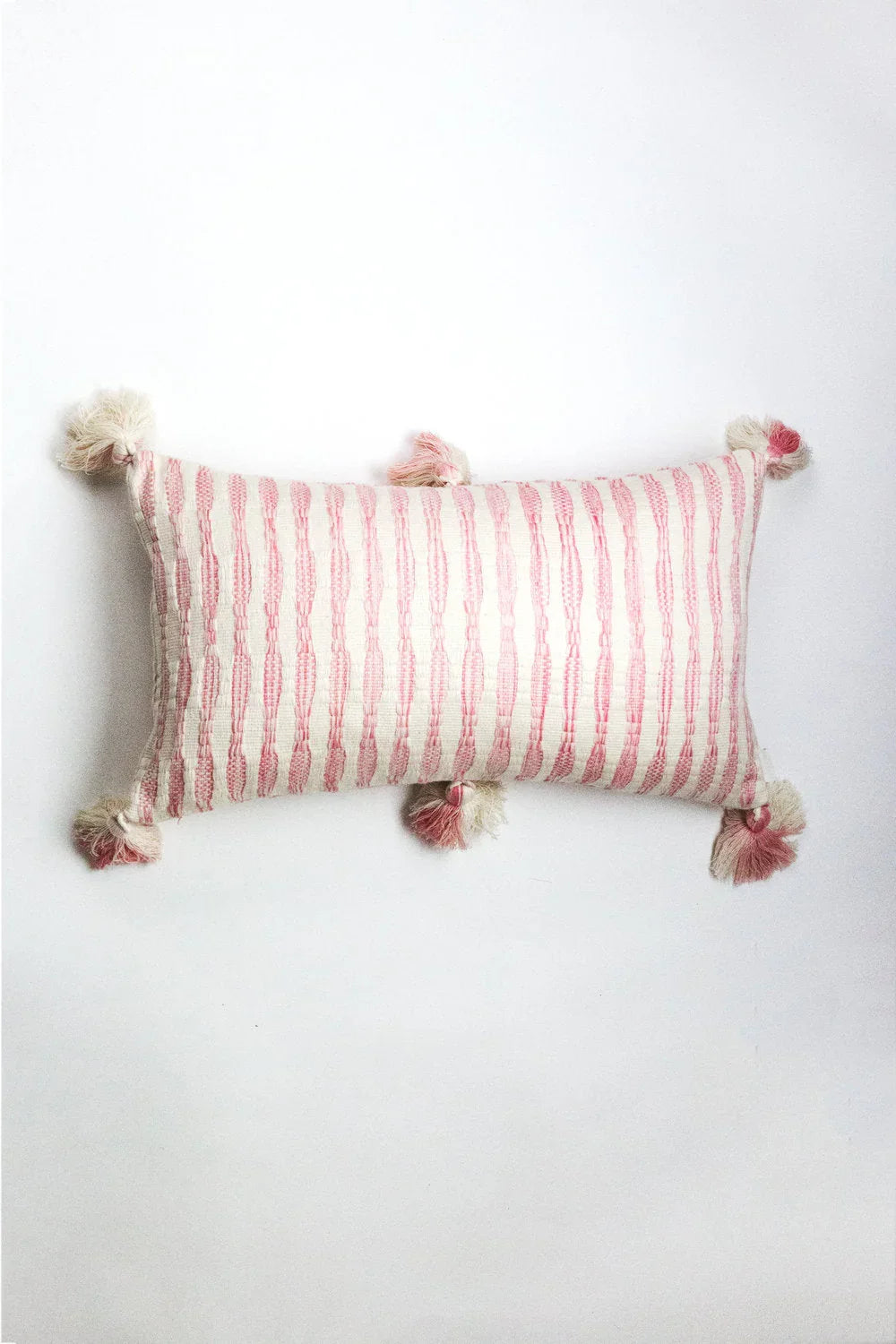 Antigua Pillow- Naturally Dyed Faded Pink Archive New York