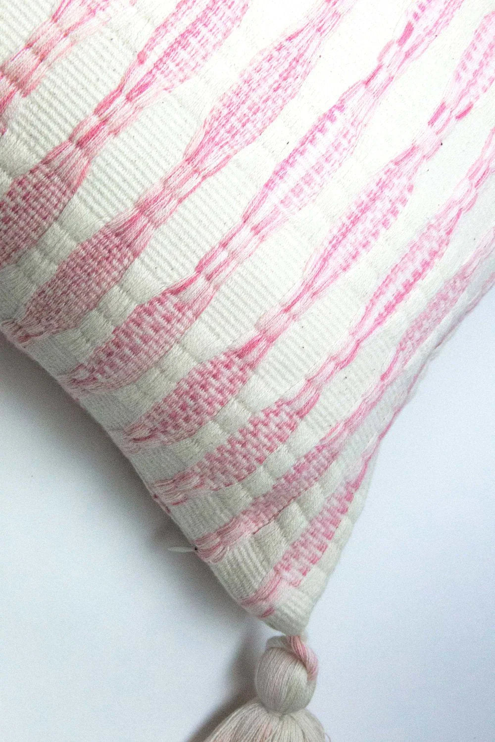 Antigua Pillow- Naturally Dyed Faded Pink Archive New York