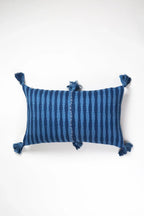 Antigua Pillow - Natural Indigo Archive New York
