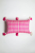 Antigua Pillow - Neon Pink and Yellow Archive New York