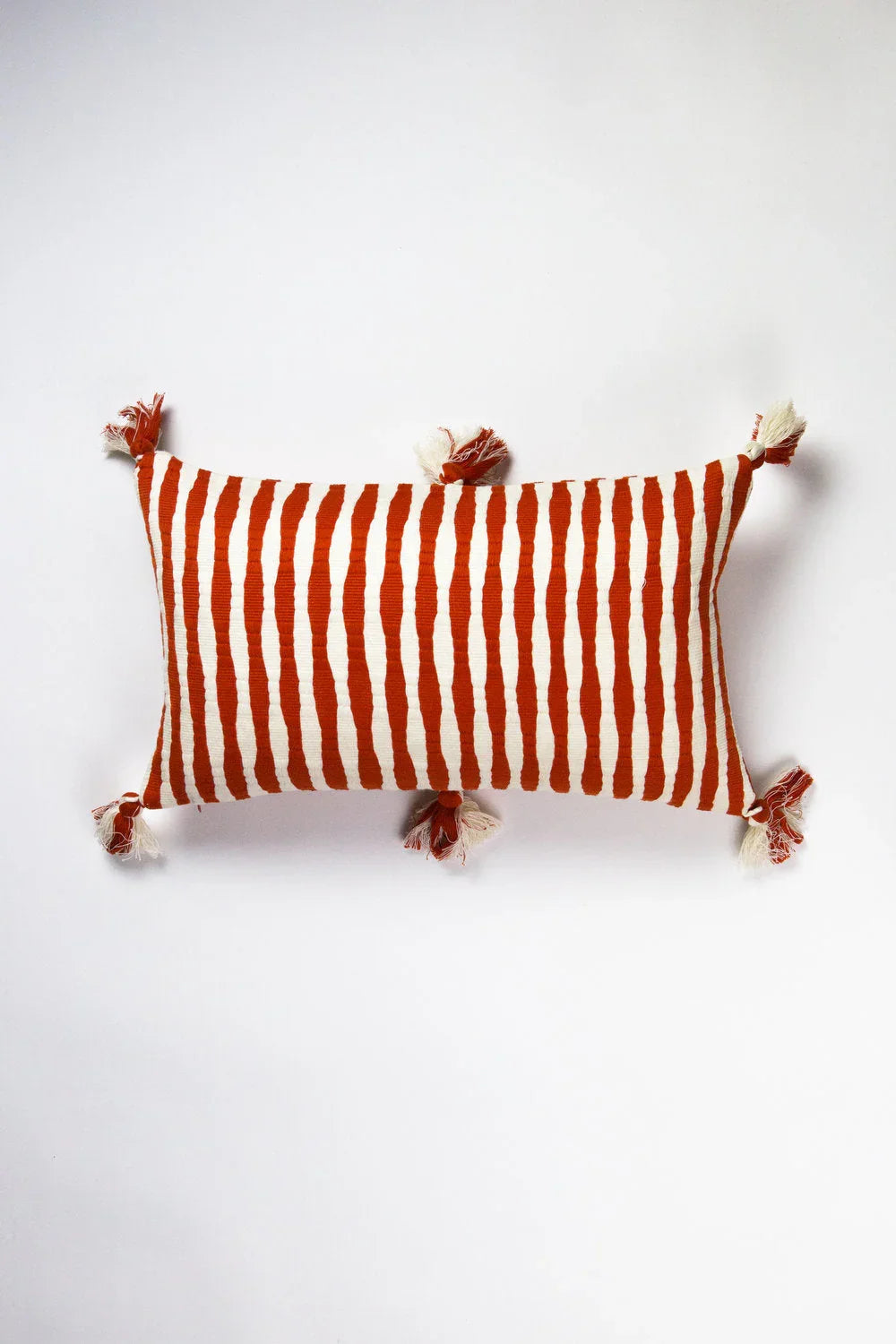 Antigua Pillow - Tomato Red Archive New York