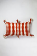 Antigua Pillow - Tomato Red Archive New York