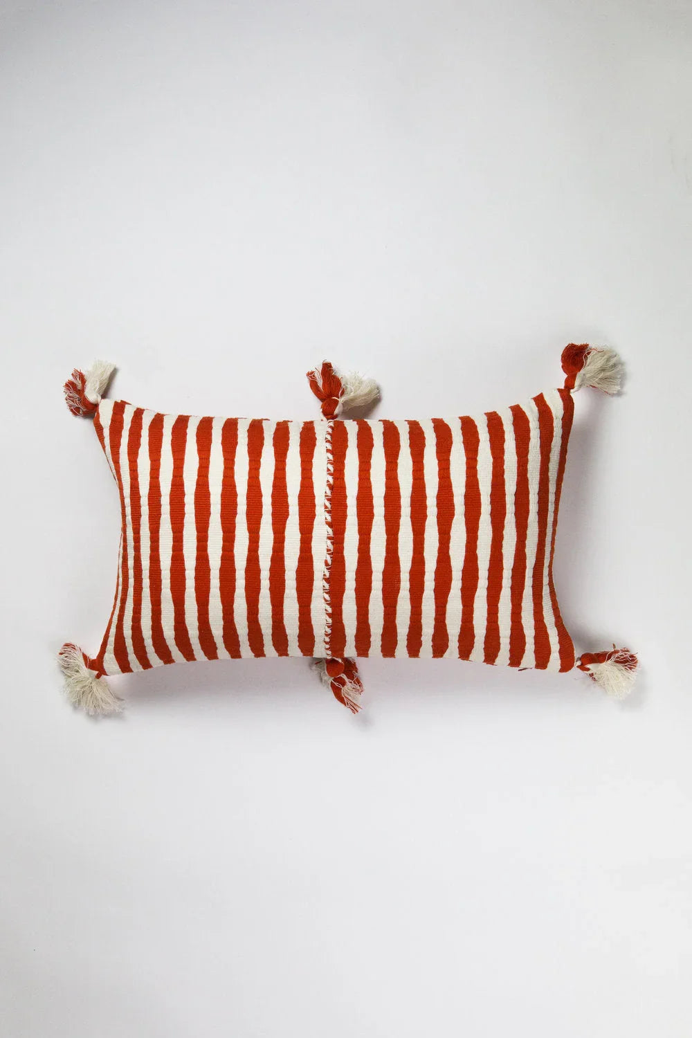 Antigua Pillow - Tomato Red Archive New York