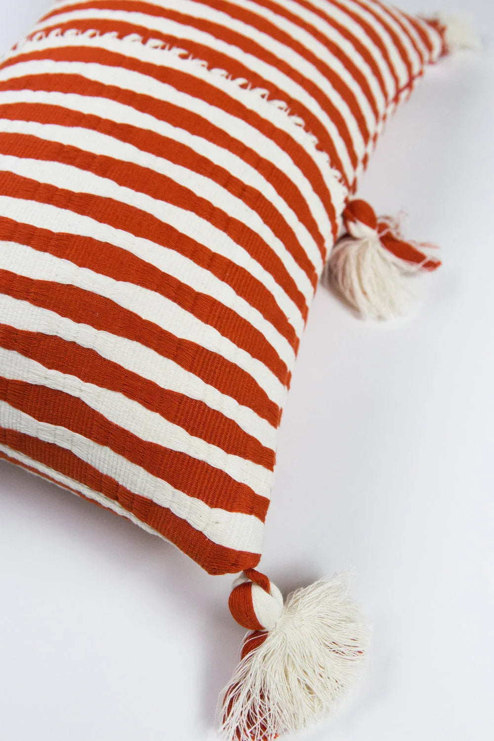 Antigua Pillow - Tomato Red Archive New York