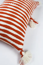 Antigua Pillow - Tomato Red Archive New York
