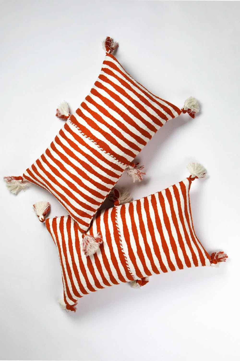 Antigua Pillow - Tomato Red Archive New York